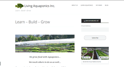 Desktop Screenshot of livingaquaponics.com
